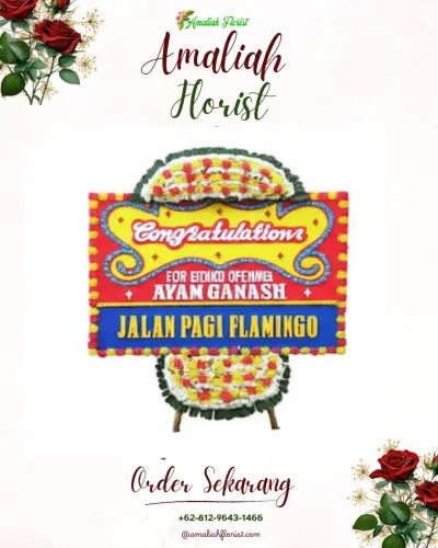 Bunga Papan Congratulation di Putat